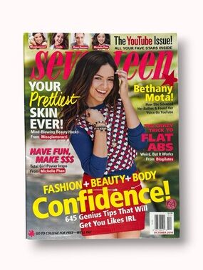 Seventeen Magazine - Bethany Mota cover (October 2014)